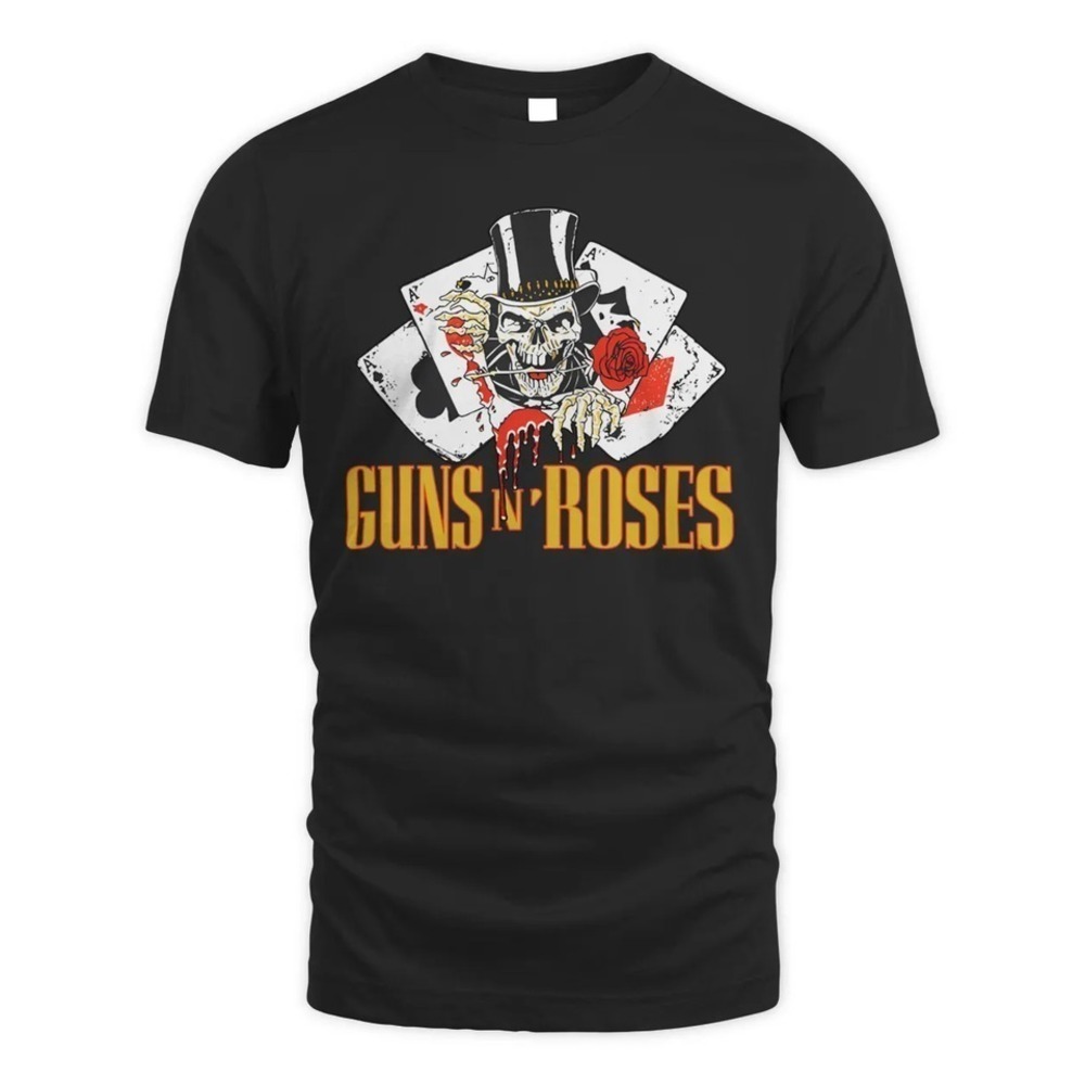 Retro Guns N Roses Shirt Rock Band Shirt Album Tour Concert
